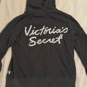 Victoria’s Secret sequined zip up hoodie
